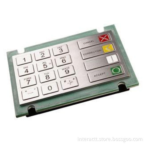 Waterproof PCI EPP 2.x certified EPP Keypad ZT596E with 10